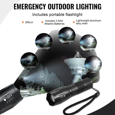 VEVOR Camping Hatchet Machete Σετ Μαχαιριών Θήκη Κυνηγετικό Μαχαίρι Φακός Paracord