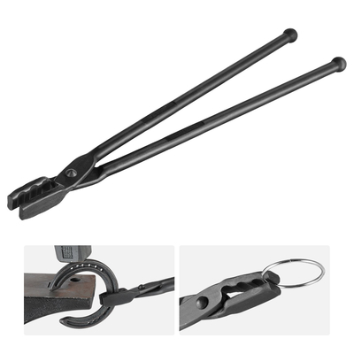 VEVOR Blacksmith Tongs, 18” Wolf Jaw Tongs, Carbon Steel Forge Tongs με Α3 Ατσάλινα πριτσίνια, για πέταλα, κυρτά σχήματα, σφυρηλάτηση μπλοκ, για αρχάριους και έμπειρους σιδηρουργούς και λεπίδες