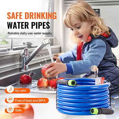 VEVOR 25 ft Θερμαινόμενος σωλήνας νερού για RV -45℉ Αντιψυκτικός θερμαινόμενος σωλήνας πόσιμου νερού