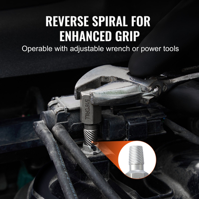 Βιδωτός εξολκέας VEVOR με σετ τρυπανιών, κιτ εξολκέα μπουλονιών 35 τεμαχίων, εξολκείς μπουλονιών 19 τμχ και τρυπάνια αντίστροφης κεφαλής HSS 16 τμχ, με θήκη αποθήκευσης, για αφαίρεση κατεστραμμένων μπουλονιών, βιδών και παξιμαδιών