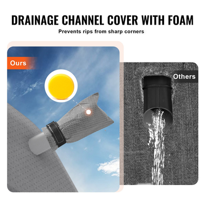 VEVOR Trailer Travel RV Cover 24-27 ft Class A Camper Cover Non-woven Fabric