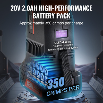 VEVOR Pro Εργαλείο Τύπου Σωλήνας Σύσφιξης Κιτ εργαλείων Τύπου Κιτ μπαταρίας M15 M22 M28 Σαγόνι