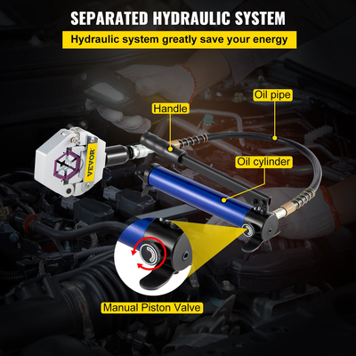 Διαχωριζόμενο Υδραυλικό Σωληνάκι Crimper 7 Dies with Aluminium Pump A/C Κλιματιστικό σετ χειρός πτύχωσης