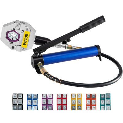Διαχωριζόμενο Υδραυλικό Σωληνάκι Crimper 7 Dies with Aluminium Pump A/C Κλιματιστικό σετ χειρός πτύχωσης