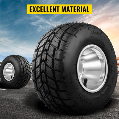 VEVOR Go Kart Τροχοί Rain Tires Radio Flyer Wagon Ελαστικά 10x4,5-5 Μπροστινά ελαστικά