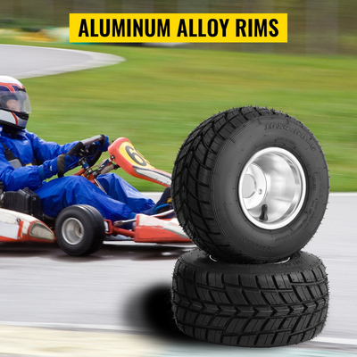 VEVOR Go Kart Τροχοί Rain Tires Radio Flyer Wagon Ελαστικά 10x4,5-5 Μπροστινά ελαστικά