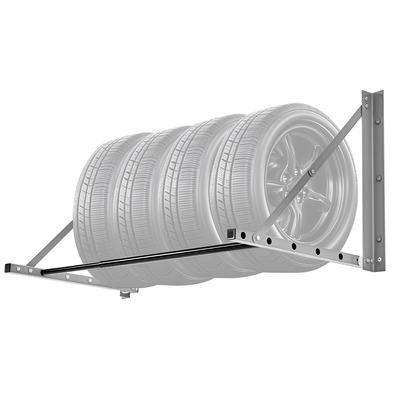 VEVOR Επιτοίχια Πτυσσόμενη σχάρα ελαστικών 32&quot;- 48&quot; Ρυθμιζόμενη σχάρα αποθήκευσης για γκαράζ