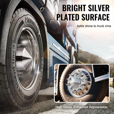 VEVOR σύνθετο κιτ καλύμματος πίσω και μπροστινού άξονα ABS Καλύμματα παξιμαδιών ωτίδων με εργαλεία καλύμματος παξιμαδιών