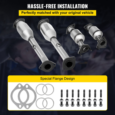 VEVOR Exhaust Manifold 05-11 Nissan Frontier Exhaust Multiple Bots Gasket Combination 4.0L Καταλυτικός μετατροπέας υψηλής ροής ποιότητας OEM για 2005-2011 Nissan Frontier/Xterra/Pathfinder (Συμβατό με EPA)