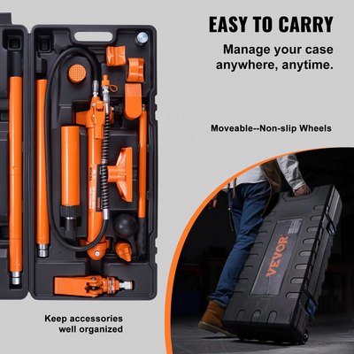 VEVOR 10 Ton υδραυλική αντλία αέρα ανύψωσης Ram Body Frame Porta Power Repair Kit
