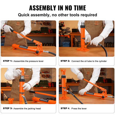 VEVOR 12 Ton υδραυλική αντλία αέρα ανύψωσης Ram Body Frame Porta Power Repair Kit