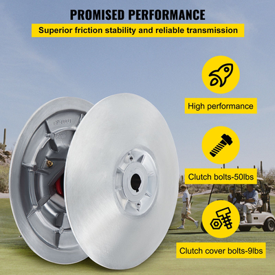 VEVOR Κιτ συμπλέκτη δευτερεύουσας κίνησης ηλεκτρικού συμπλέκτη Μεταλλική επιφάνεια μετάδοσης κίνησης 1985-2007 Κιτ συμπλέκτη με κίνηση Συμβατό με καρότσι γκολφ χαμηλού επιπέδου Yamaha G2-G28 (με ελατήριο)