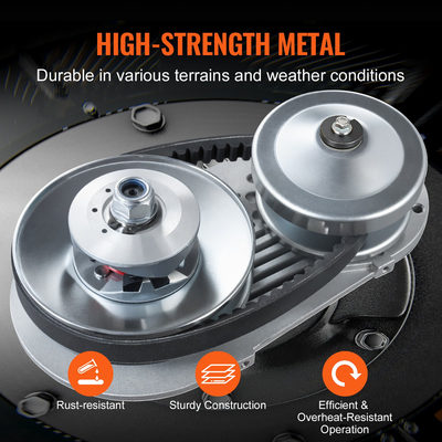 VEVOR 2000 RPM Συμπλέκτης μετάδοσης κίνησης Ανθεκτικός συμπλέκτης με κινητήρα 2-8 HP και ελαστικό ιμάντα