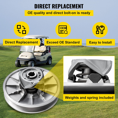 Συμπλέκτης υψηλής ροπής κίνησης VEVOR Cart Golf για Club Car DS &amp; Precedent 1997 to Up Club Car 4-Cycle Gas Cart Golf Cart, Ασημί