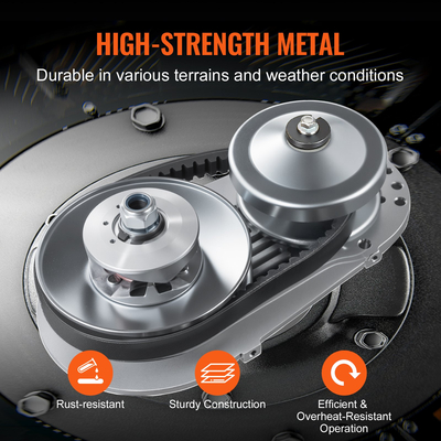 VEVOR 2000 RPM Συμπλέκτης μετάδοσης κίνησης Ανθεκτικός συμπλέκτης με κινητήρα 2-8 HP και ελαστικό ιμάντα