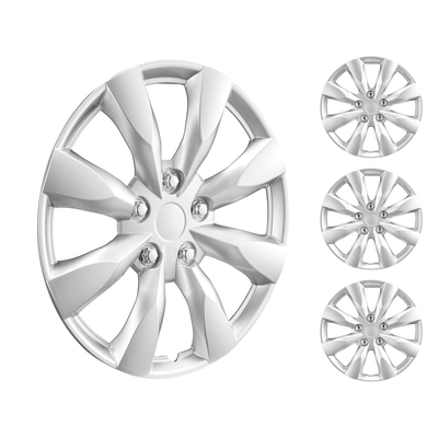 VEVOR 16&quot; Κάλυμμα τροχού Hubcaps Σετ 4 στιβαρών καπακιών για όλες τις καιρικές συνθήκες