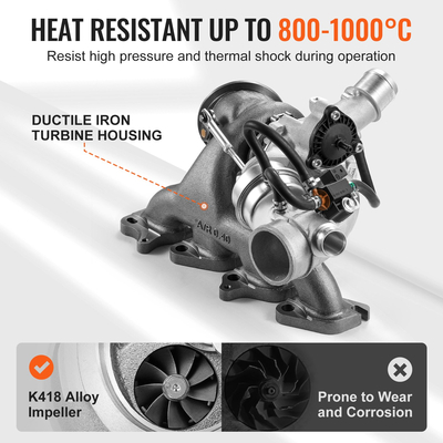 VEVOR Turbo Σετ υπερσυμπιεστή με Valve Chevy Chevrolet Cruze 2011-2019 1.4T