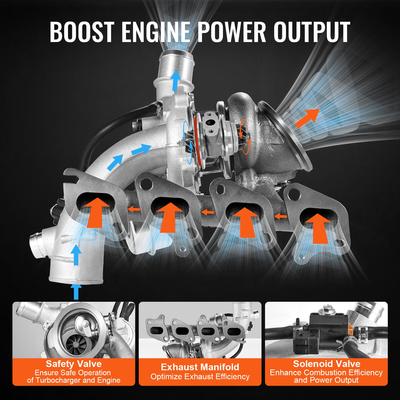 VEVOR Turbo Σετ υπερσυμπιεστή με Valve Chevy Chevrolet Cruze 2011-2019 1.4T