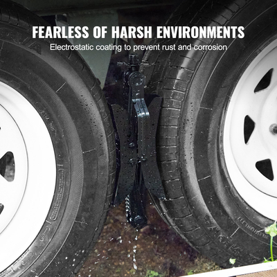 VEVOR Wheel Chock Stabilizer 2 Set for RV Travel Trailers with Ratchet Wrench