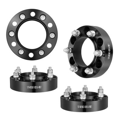 VEVOR 1.5&quot; 6&quot;x5.5&quot; Αποστάτες τροχού Αντάπτορες τροχών 6 Lug Forged Spacer 4 ΤΕΜ Μαύρο