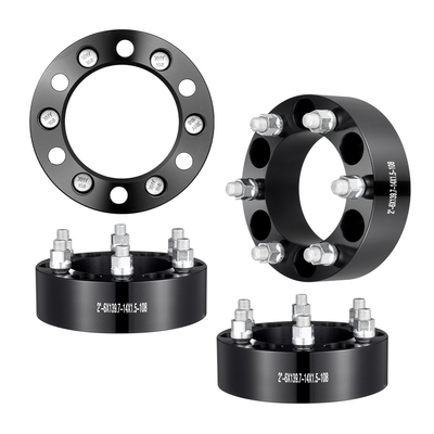 VEVOR 2&quot; 6&quot;x5.5&quot; Αποστάτες τροχού Αντάπτορες τροχών 6 Lug Forged Spacer 4 ΤΕΜ Μαύρο