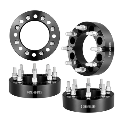 VEVOR 2&quot; 8&quot;x6.5&quot; Αποστάτες τροχού Αντάπτορες τροχών 8 Lug Forged Spacer 2 ΤΕΜ Μαύρο
