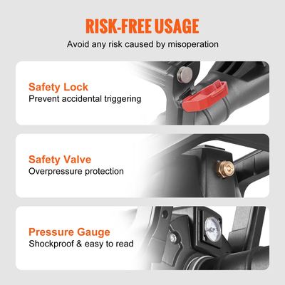 VEVOR Tire Bead Blaster, 150 PSI, φορητό 2,4 Gal/9 L Air Bead Seat, φορητό εργαλείο φουσκώματος, 87-116 PSI για επισκευές ελαστικών φορτηγών, ATV, Αυτοκινήτων και Τρακτέρ