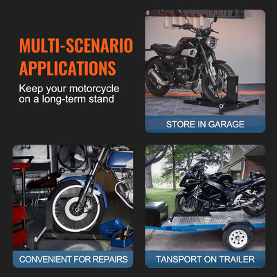 Βάση μοτοσυκλέτας VEVOR μπροστινό τσοκ τροχού ή πραγματικό μέγεθος ελαστικού 15