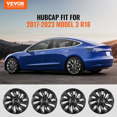 Κάλυμμα στεφάνης τροχού VEVOR 18&quot; για 2017-2023 Model 3 Hubcap με οπή ακροφυσίου βαλβίδας