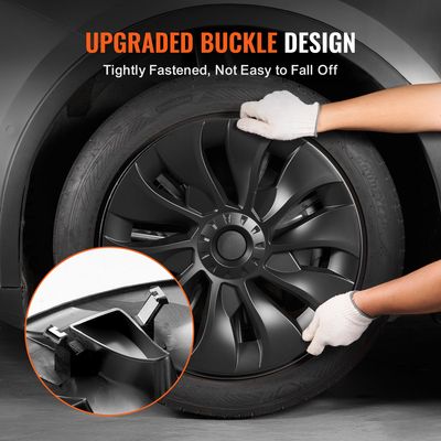 Κάλυμμα στεφάνης τροχού VEVOR 18&quot; για 2017-2023 Model 3 Hubcap με οπή ακροφυσίου βαλβίδας