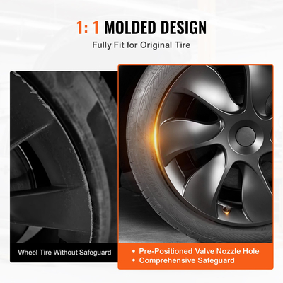 VEVOR 19&quot; Κάλυμμα ζάντας τροχού για 2021-2023 Model Y Hubcap με οπή ακροφυσίου βαλβίδας