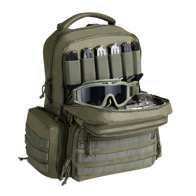 Σακίδιο πλάτης VEVOR Tactical Range for 6 Pistols Gun Backpack Green
