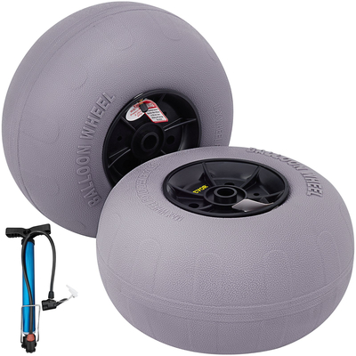 VEVOR Beach Balloon Wheels, ανταλλακτικά λάστιχα άμμου 13&quot;, TPU Cart ελαστικά για Kayak Dolly, Canoe Cart και Buggy με δωρεάν αντλία αέρα, 2-συσκευασία