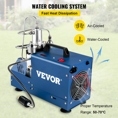 Συμπιεστής υψηλής πίεσης VEVOR, 4500PSI/30MPA/300BAR Αεροσυμπιεστής υψηλής πίεσης, 1800W 220V Αυτόματος συμπιεστής αεροβόλου τυφεκίου Κατάλληλος για αεροβόλο τουφέκι Paintball, Τυφέκιο PCP, Αερόπιστο, Μπουκάλι κατάδυσης