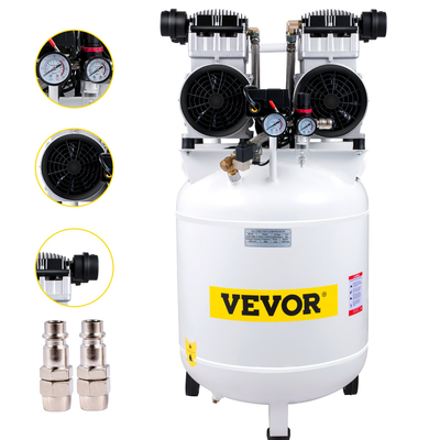VEVOR Air Compressor, 90L/19,8 Gallon Vertical Air Compressor, 3HP 2200W Portable Oilless Air Compressor Tank, Ultra Quiet, 115PSI, 14.3CFM, 1440RPM, για φούσκωμα ελαστικών, ανακαίνιση σπιτιού, εργαλεία αέρα