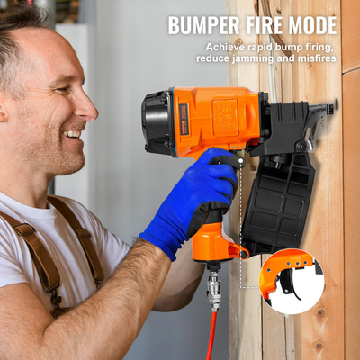 Πνευματικό πιστόλι νυχιών VEVOR MCN70 1-3/4 έως 2-3/4 ιντσών 15 μοιρών