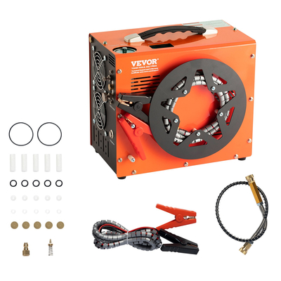 VEVOR PCP Air Compressor, 4500PSI/30Mpa φορητός συμπιεστής PCP με ενσωματωμένο μετατροπέα ισχύος, Auto-Stop | DC12V/AC230V | Αντλία συμπιεστή χωρίς λάδι και νερό