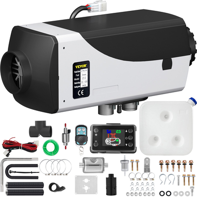 VEVOR 12V 5KW Diesel Air Heater με διακόπτη LCD 51τμχ Diesel Parking Heater για θέρμανση της καμπίνας διαφόρων πετρελαιοκίνητων μηχανικών οχημάτων RV, φορτηγών,