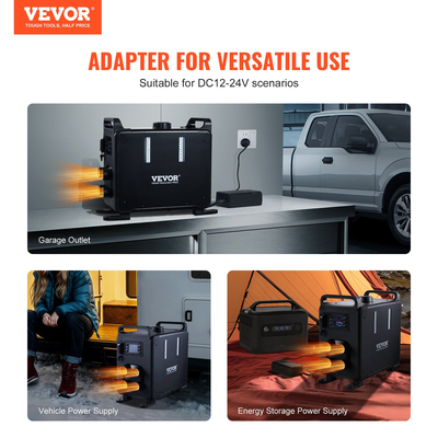 VEVOR Diesel Heater Heater Diesel Heater 12V/24V 8KW Bluetooth APP Control Vehicles