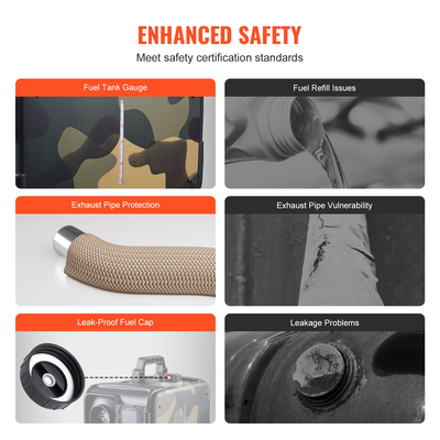 VEVOR Diesel Heater Heater Diesel Heater 8KW 12V/24V Bluetooth APP Τηλεχειριστήριο