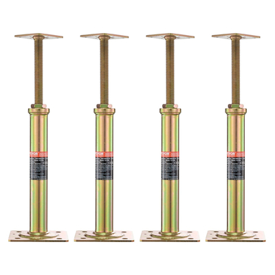 VEVOR 4PCS Ρυθμιζόμενος ανελκυστήρας δαπέδου Jack Post House ισοπεδωτική ανύψωση δαπέδου 11,6&quot;-16&quot; Ύψος