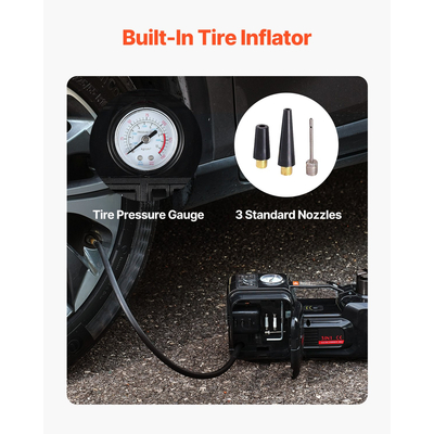 VEVOR Electric Car Jack 5 Tons /11000 lbs κιτ Jack με ηλεκτρικό κλειδί κρούσης