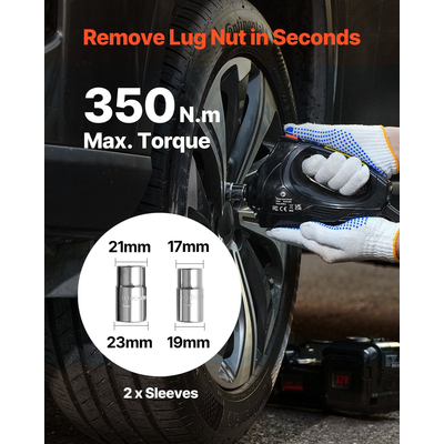 VEVOR Electric Car Jack 5 Tons /11000 lbs κιτ Jack με ηλεκτρικό κλειδί κρούσης