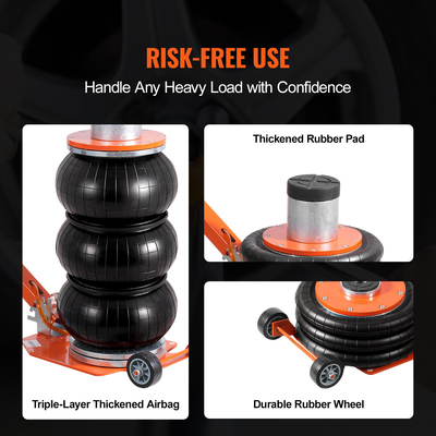VEVOR Air Jack 3 Ton/6600 lbs Πνευματικός γρύλος με ψηλή κολόνα για Sedan