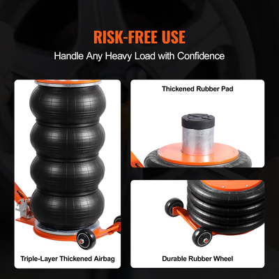 VEVOR Air Jack 6 Ton/13000 lbs Πνευματικός γρύλος με ψηλή κολόνα για Sedan