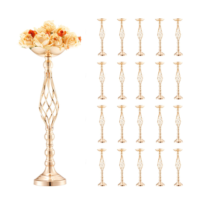 VEVOR 20PCS 58cm/22,83” Βάζο Γάμου Λουλούδι Μεταλλικό Χρυσό Floral Stand για Τραπέζι