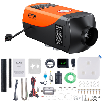 VEVOR Diesel Air Heater 12V 2KW LCD Οθόνη Τηλεχειριστήριο για Αυτοκίνητο Bus RV Indoors
