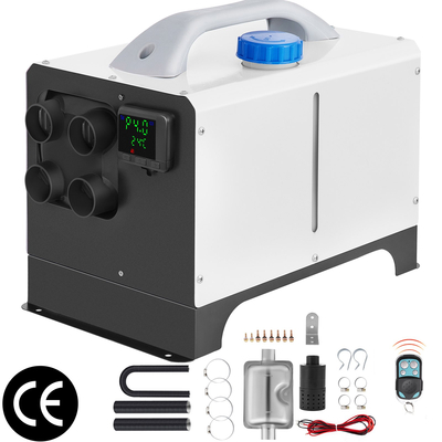 VEVOR Diesel Air Heater, 5KW Parking Heater, All in One 12V Truck Heater, Τέσσερις οπές εξόδου, με διακόπτη LCD, Τηλεχειριστήριο, Γρήγορη Θέρμανση Diesel Heater, For RV Truck, Boat, Bus, Trailer Car, Caravans