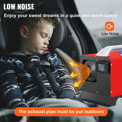 VEVOR NEW Θερμοσίφωνο Diesel, 5KW 12V Θερμοσίφωνα στάθμευσης, Mini Truck Heater, Μονή οπή εξόδου, με μαύρη LCD, Τηλεχειριστήριο, Γρήγορη Θέρμανση Diesel Heater, Για RV Truck, Boat, Bus, Trailer Car, Motorhomes