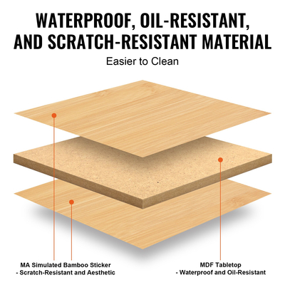 Τραπέζι δίσκου κρεβατιού VEVOR με πτυσσόμενα πόδια, δίσκος πρωινού από μπαμπού για καναπέ, κρεβάτι, φαγητό, τσιμπολόγημα και εργασία, πτυσσόμενος δίσκος σερβιρίσματος για φορητό υπολογιστή, φορητή πιατέλα σνακ για πικνίκ, 19,7&quot; x 11,8